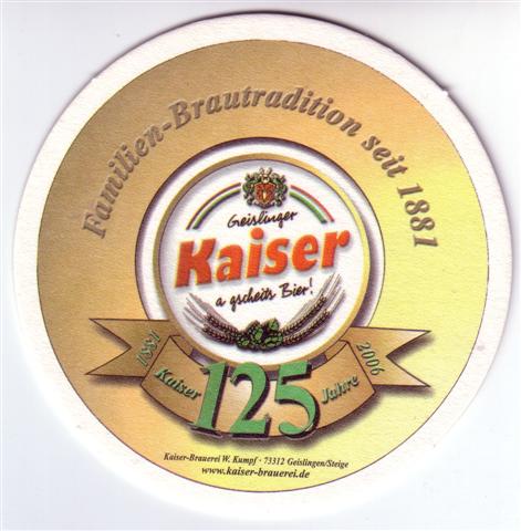 geislingen gp-bw kaiser 125 jahre 1-3a (rund205-kaiser 125 jahre)